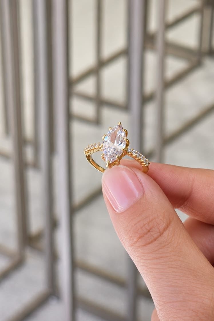 Marquise Crystal Ring