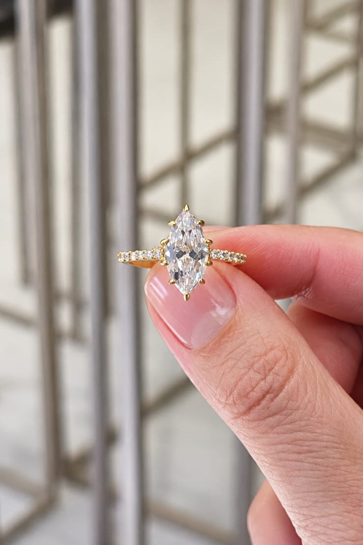 Marquise Crystal Ring